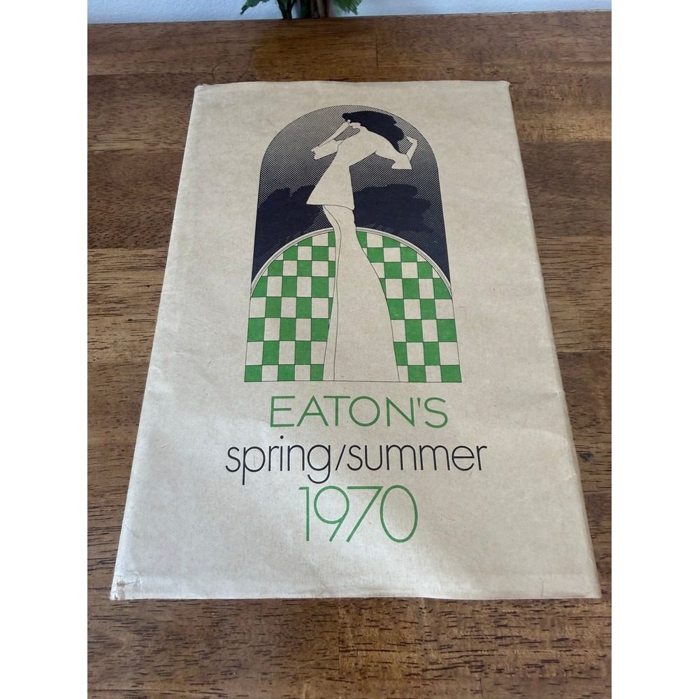 Vintage Eaton's Spring Summer 1970 Catalogue Fashion Lookbook Retro Canada